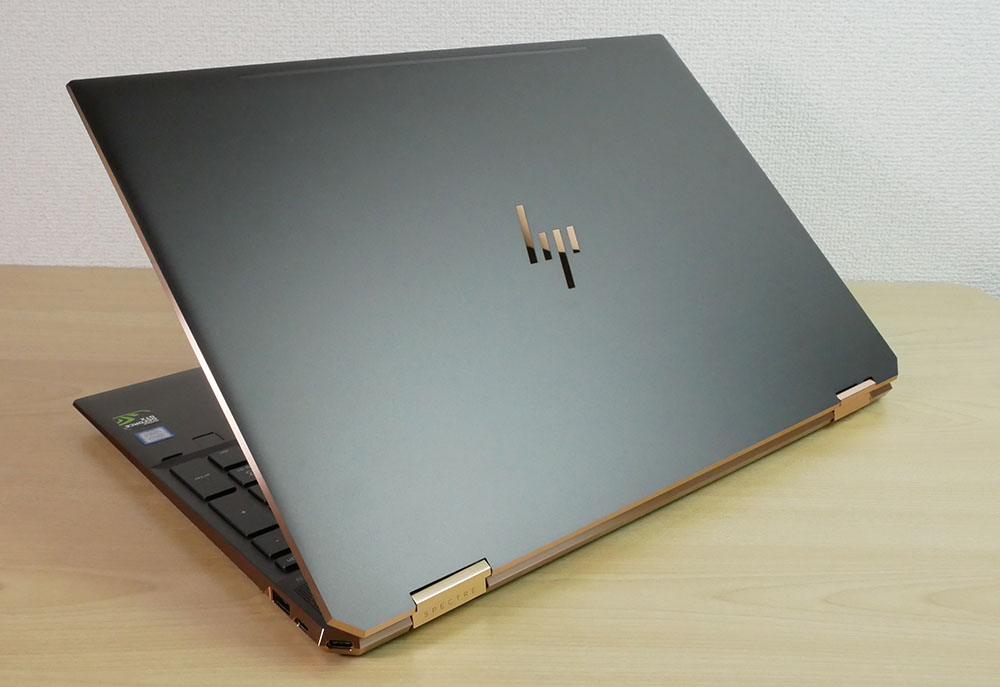 The appearance of the HP Specter x360 15