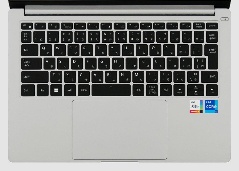 DAIV Z4-I7I01SR-Aのキーボード
