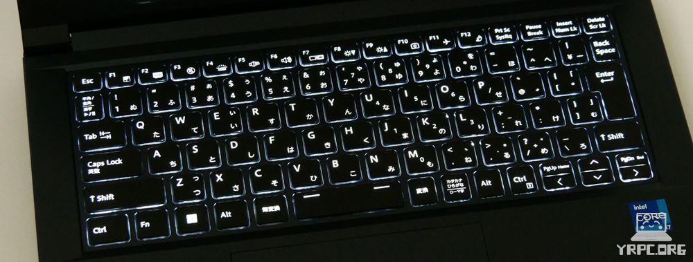 G-Tune E4-I7G60DB-Bのキーボード・バックライト